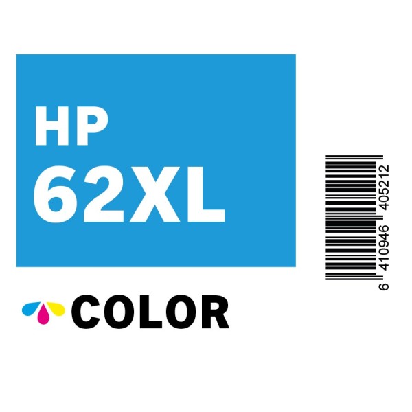 PLANCHE ETIQUETTES HP62C XL