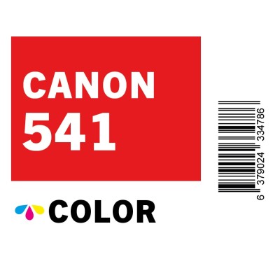PLANCHE ETIQUETTES CANON 541