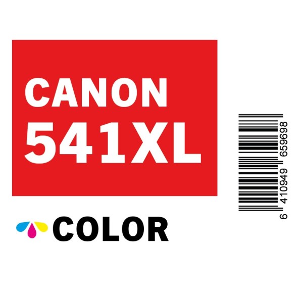 PLANCHE ETIQUETTES CANON 541 XL