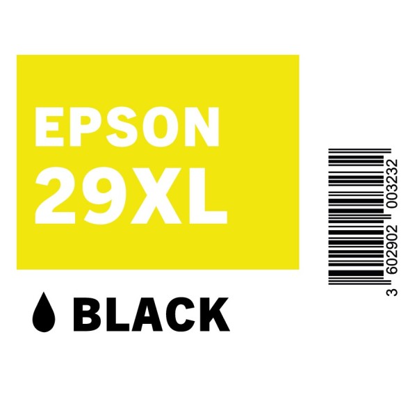 PLANCHE ETIQUETTES EPSON 29XL BLACK
