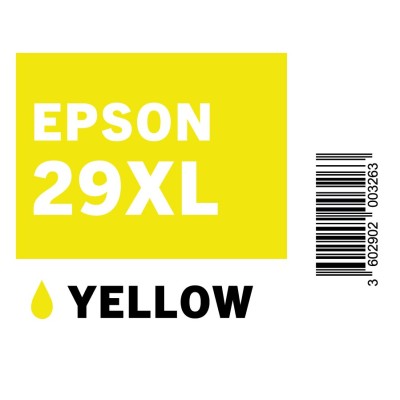 PLANCHE ETIQUETTES EPSON 29XL YELLOW