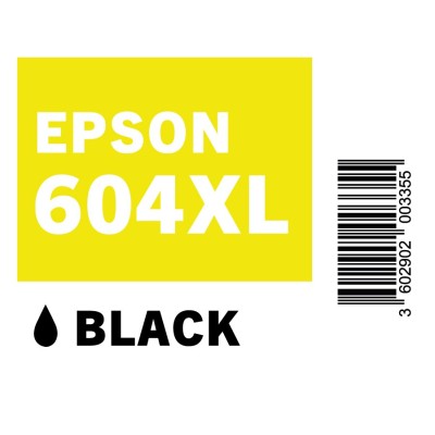 PLANCHE ETIQUETTES EPSON 604XL BLACK