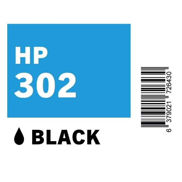 PLANCHE ETIQUETTES HP 302N