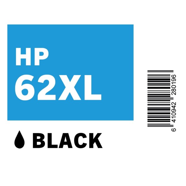 PLANCHE ETIQUETTE HP62N XL