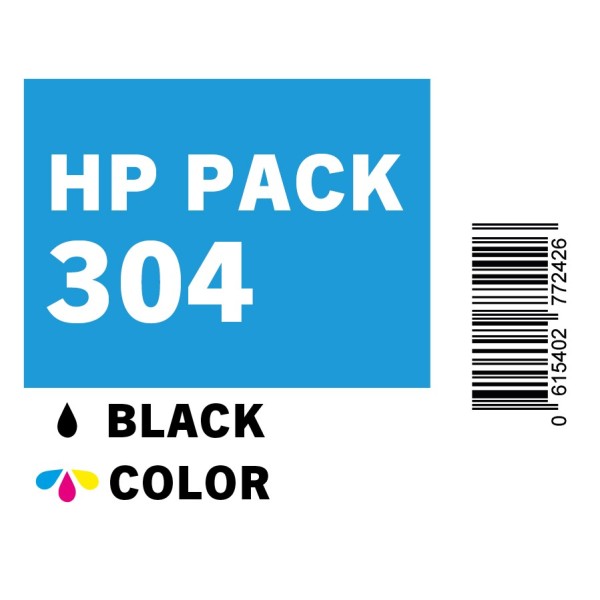 PLANCHE ETIQUETTES PACK HP 304