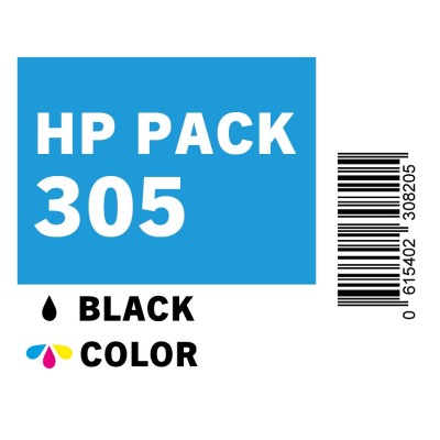 PLANCHE ETIQUETTES PACK HP 305