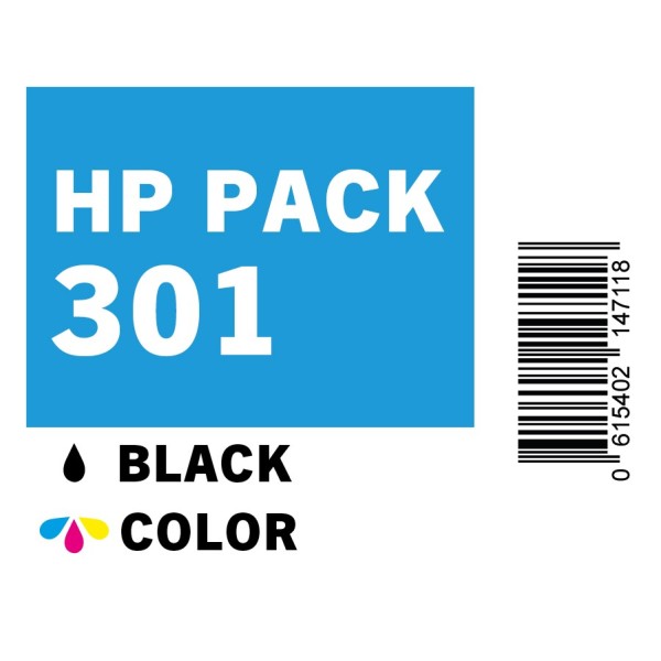 PLANCHE ETIQUETTE PACK HP 301